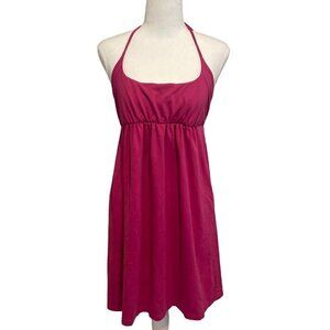 SUSANA MONACO FUCHSIA TIE BACK HALTER DRESS MEDIUM women summer